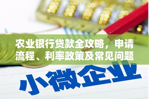 贡井农业银行贷款全攻略，申请流程、利率政策及常见问题解析