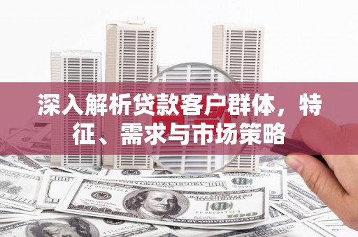 贡井深入解析贷款客户群体，特征、需求与市场策略