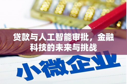 贡井贷款与人工智能审批，金融科技的未来与挑战