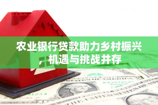 贡井农业银行贷款助力乡村振兴，机遇与挑战并存