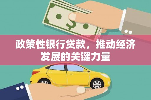 贡井政策性银行贷款，推动经济发展的关键力量
