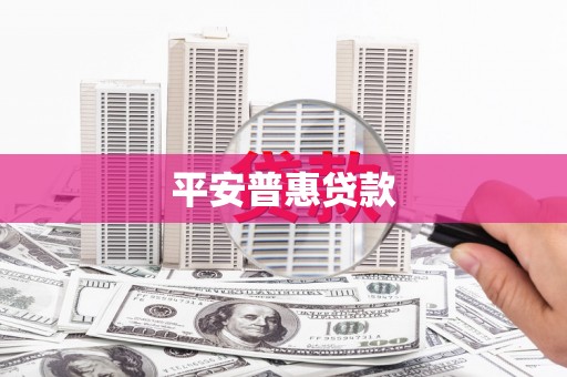 贡井平安普惠贷款