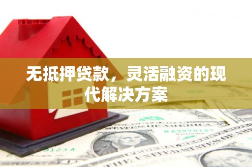贡井无抵押贷款，灵活融资的现代解决方案