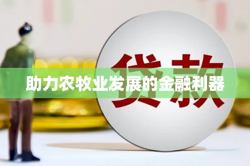 贡井助力农牧业发展的金融利器