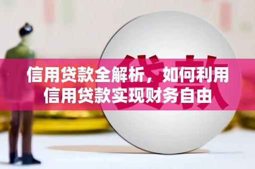 贡井信用贷款全解析，如何利用信用贷款实现财务自由